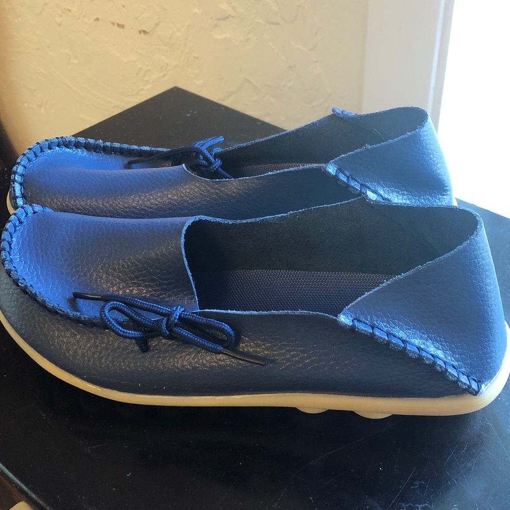 Empress Australian navy rubber soled slip on shoes size 36 - Picture 3 of 7